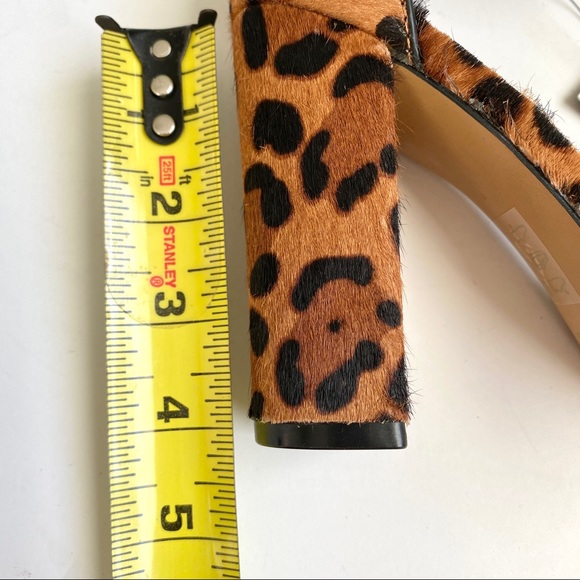 NWT Express Cheetah Ankle Strap Sandals - Picture 6 of 13